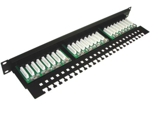 Patch panel 24-port UTP5e 1U 19" półka organizer Patch panel 24-port UTP5e 1U 19" półka organizer