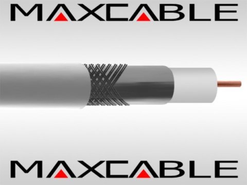 Przewód RG6U 1,02Cu 300m MAXCABLE Przewód RG6U 1,02Cu 300m MAXCABLE