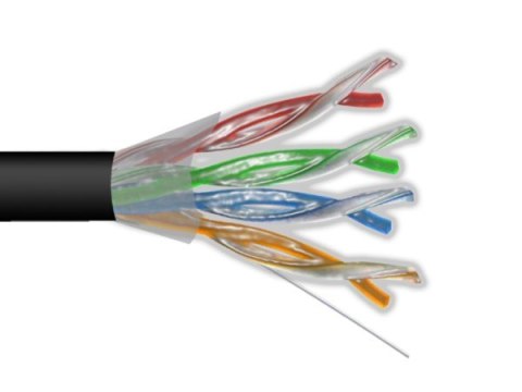 Przewód UTP5 drut CCA + żel 305m MAXCABLE Przewód UTP5 drut CCA + żel 305m MAXCABLE