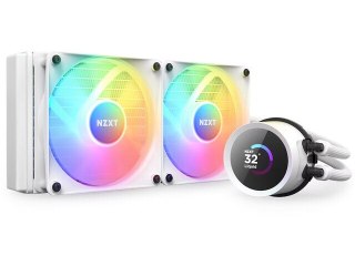 CHŁODZENIE WODNE NZXT KRAKEN 240 RGB LCD BIAŁE (USZKODZONE OPAKOWANIE)