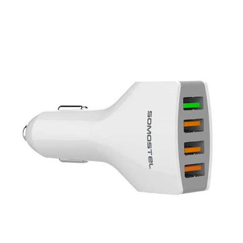 Ładowarka samochodowa 4xUSB 3A+2.4A biała QUICK CHARGE QC 3.0 Somostel SMS-A66 Ładowarka samochodowa 4xUSB 3A+2.4A biała QUICK CHARGE QC 3.0 Somostel SMS-A66