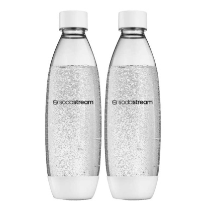 Zestaw butelek do wody do saturatora 2x1l białe SodaStream Fuse białe