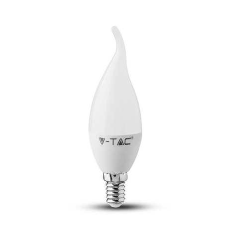 Żarówka LED V-TAC SAMSUNG CHIP 5.5W E14 Świeczka Płomyk VT-258 3000K 470lm 5 Lat Gwarancji Żarówka LED V-TAC SAMSUNG CHIP 5.5W E14 Świeczka Płomyk VT-258 3000K 470lm 5 Lat Gwarancji
