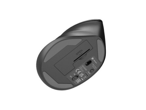 MYSZ WERTYKALNA NATEC CRAKE 2 BEZPRZEWODOWA 2400DPI BLUETOOTH 5.2 + 2.4GHZ CZARNA