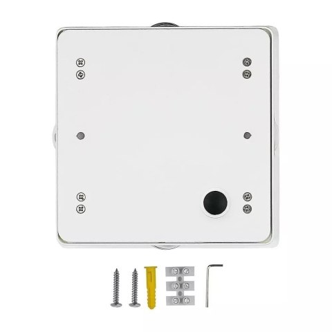 Oprawa Ścienna V-TAC 4W LED IP65 Biały Kwadrat VT-704 4000K 428lm