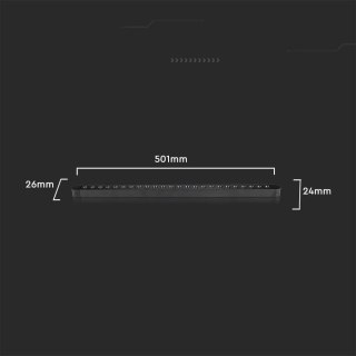 Oprawa Szynosystem Magnetyczny 48V V-TAC 22W LED 35st VT-4222 4000K 1900lm 3 Lata Gwarancji