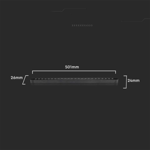 Oprawa Szynosystem Magnetyczny 48V V-TAC 22W LED 35st VT-4222 4000K 1900lm 3 Lata Gwarancji