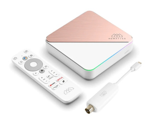 Przystawka SMART TV Box Android 11 + dongle tuner DVB-T2 Homatics R 4K Plus