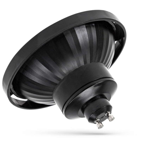 Żarówka LED AR111 GU10 10w czarna ściemnialna Wifi Bluetooth Tuya Spectrum SMART Żarówka LED AR111 GU10 10w czarna ściemnialna Wifi Bluetooth Tuya Spectrum SMART