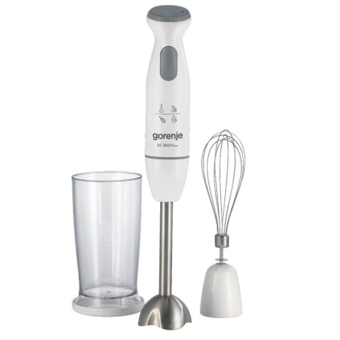 Blender ręczny w zestawie z ubijaczką 800W biały Gorenje HBC802QW