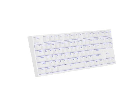 KLAWIATURA DLA GRACZY GENESIS THOR 404 TKL US PODŚWIETLENIE RGB MECHANICZNA BIAŁA GATERON YELLOW PRO