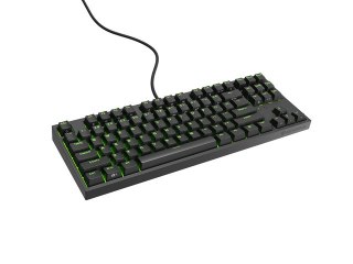 KLAWIATURA DLA GRACZY GENESIS THOR 404 TKL US PODŚWIETLENIE RGB MECHANICZNA CZARNA GATERON YELLOW PR