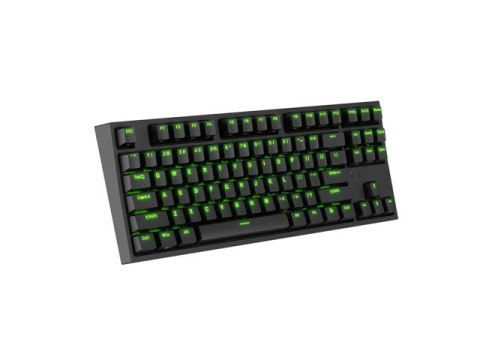 KLAWIATURA DLA GRACZY GENESIS THOR 404 TKL US PODŚWIETLENIE RGB MECHANICZNA CZARNA GATERON YELLOW PR