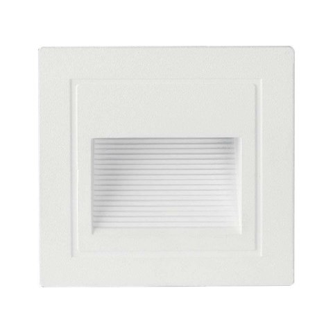 Oprawa Schodowa LED V-TAC 5W LED Kwadrat Biała 230V VT-1129 3000K 380lm Oprawa Schodowa LED V-TAC 5W LED Kwadrat Biała 230V VT-1129 3000K 380lm