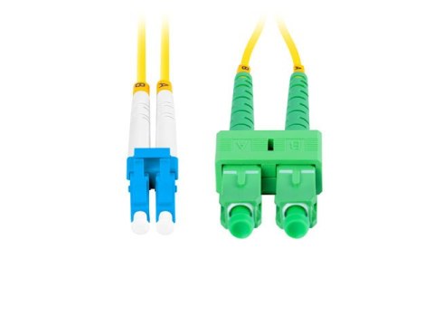 PATCHCORD ŚWIATŁOWODOWY SM LC/UPC-SC/APC DUPLEX 3.0MM LSZH G657A1 2M ŻÓŁTY LANBERG PATCHCORD ŚWIATŁOWODOWY SM LC/UPC-SC/APC DUPLEX 3.0MM LSZH G657A1 2M ŻÓŁTY LANBERG