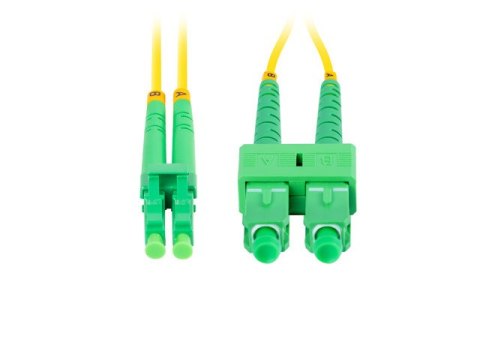 PATCHCORD ŚWIATŁOWODOWY SM SC/APC-LC/APC DUPLEX 3.0MM LSZH G657A1 1M ŻÓŁTY LANBERG PATCHCORD ŚWIATŁOWODOWY SM SC/APC-LC/APC DUPLEX 3.0MM LSZH G657A1 1M ŻÓŁTY LANBERG