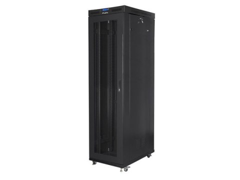 SZAFA INSTALACYJNA RACK STOJĄCA 19" 47U 800X1000 CZARNA DRZWI PERFOROWANE LCD LANBERG (FLAT PACK) V2 SZAFA INSTALACYJNA RACK STOJĄCA 19" 47U 800X1000 CZARNA DRZWI PERFOROWANE LCD LANBERG (FLAT PACK) V2