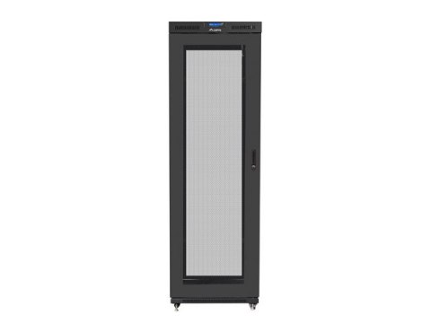 SZAFA INSTALACYJNA RACK STOJĄCA 19" 47U 800X1000 CZARNA DRZWI PERFOROWANE LCD LANBERG (FLAT PACK) V2 SZAFA INSTALACYJNA RACK STOJĄCA 19" 47U 800X1000 CZARNA DRZWI PERFOROWANE LCD LANBERG (FLAT PACK) V2