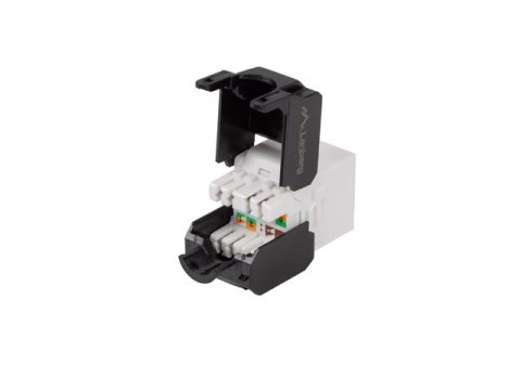 MODUŁ KEYSTONE GNIAZDO BEZNARZĘDZIOWY RJ45 KAT.6 UTP LANBERG MODUŁ KEYSTONE GNIAZDO BEZNARZĘDZIOWY RJ45 KAT.6 UTP LANBERG