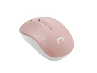 MYSZ NATEC TOUCAN BEZPRZEWODOWA 1600DPI RÓZOWO-BIAŁA (NIEPRAWIDŁOWE OPAKOWANIE)