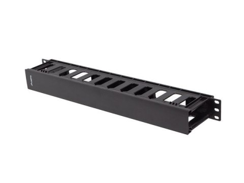ORGANIZER KABLI 19" 1U PLASTIKOWY Z ZAŚLEPKĄ TYP A CZARNY LANBERG ORGANIZER KABLI 19" 1U PLASTIKOWY Z ZAŚLEPKĄ TYP A CZARNY LANBERG