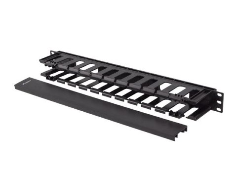ORGANIZER KABLI 19" 1U PLASTIKOWY Z ZAŚLEPKĄ TYP A CZARNY LANBERG ORGANIZER KABLI 19" 1U PLASTIKOWY Z ZAŚLEPKĄ TYP A CZARNY LANBERG