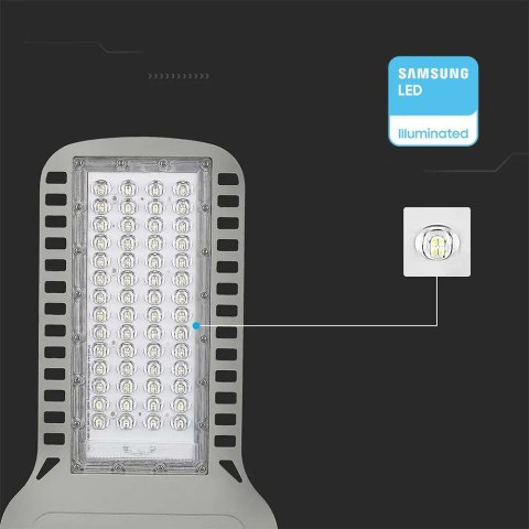 Oprawa Uliczna LED V-TAC SAMSUNG CHIP 100W Soczewki 110st 135Lm/W VT-104ST 4000K 13500lm 5 Lat Gwarancji Oprawa Uliczna LED V-TAC SAMSUNG CHIP 100W Soczewki 110st 135Lm/W VT-104ST 4000K 13500lm 5 Lat Gwarancji
