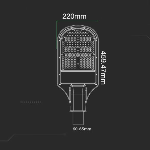 Oprawa Uliczna LED V-TAC SAMSUNG CHIP 100W VT-101ST 4000K 8400lm 3 Lata Gwarancji