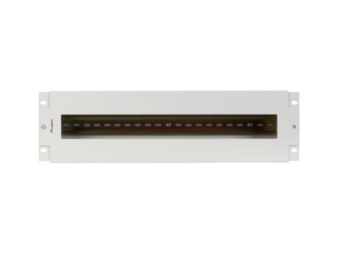 PANEL DYSTRYBUCJI NAPIĘĆ 3U 19" Z SZYNĄ DIN TS-35 SZARY LANBERG PANEL DYSTRYBUCJI NAPIĘĆ 3U 19" Z SZYNĄ DIN TS-35 SZARY LANBERG