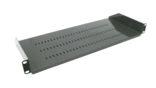 Półka stała 19" 1U głębokość 200mm V grafit RAL900