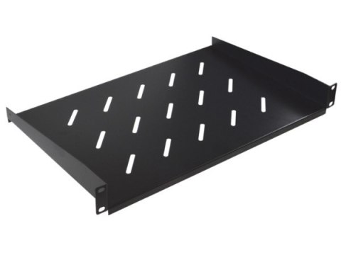 Półka stała 19" 1U głębokość 300mm V RAL9004 Półka stała 19" 1U głębokość 300mm V RAL9004