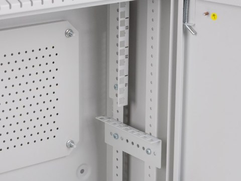 SZAFA INSTALACYJNA RACK WISZĄCA 19" 4U+3U 540X200 NISKOPROFILOWA SZARA LANBERG (ZŁOŻONA)