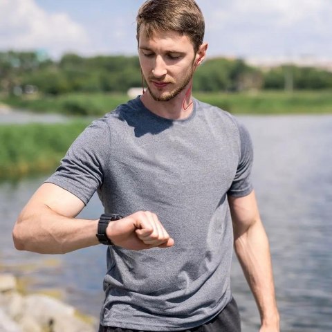 Sportowy Zestaw Słuchawkowy Bluetooth V-TAC 500mAh Czerwony V-TAC VT-6166 Sportowy Zestaw Słuchawkowy Bluetooth V-TAC 500mAh Czerwony V-TAC VT-6166