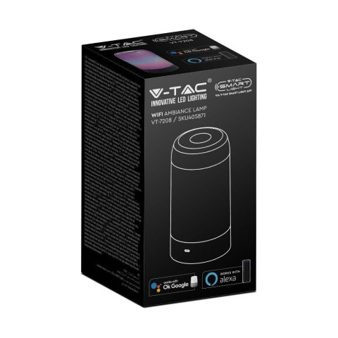 Oprawa Lampka Nocna LED V-TAC 8W SMART LIFE TUYA Alexa Google Home VT-7208 Oprawa Lampka Nocna LED V-TAC 8W SMART LIFE TUYA Alexa Google Home VT-7208