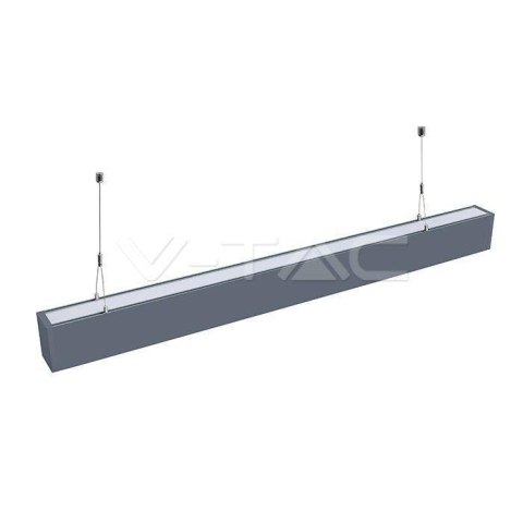 Oprawa V-TAC LED Linear SAMSUNG CHIP 60W Góra Dół Do łączenia Zwieszana Srebrna 120cm VT-7-60-S 4000K 6000lm 5 Lat Gwarancji