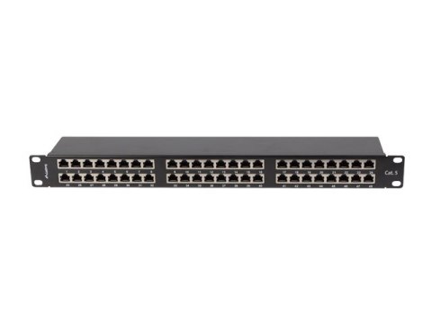 PATCH PANEL 48 PORT 1U 19" KAT.5E FTP EKRANOWANY CZARNY LANBERG PATCH PANEL 48 PORT 1U 19" KAT.5E FTP EKRANOWANY CZARNY LANBERG