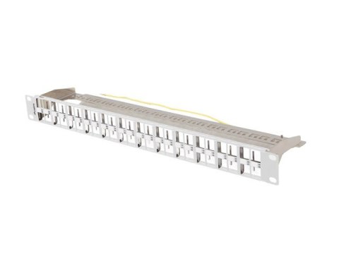 PATCH PANEL PUSTY 48 PORT 1U 19" FTP DO MODUŁÓW KEYSTONE SZARY LANBERG PATCH PANEL PUSTY 48 PORT 1U 19" FTP DO MODUŁÓW KEYSTONE SZARY LANBERG