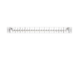 PATCH PANEL PUSTY 48 PORT 1U 19" FTP DO MODUŁÓW KEYSTONE SZARY LANBERG