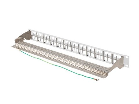 PATCH PANEL PUSTY 48 PORT 1U 19" FTP DO MODUŁÓW KEYSTONE SZARY LANBERG PATCH PANEL PUSTY 48 PORT 1U 19" FTP DO MODUŁÓW KEYSTONE SZARY LANBERG