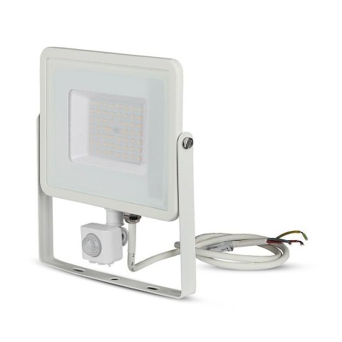 Projektor LED V-TAC 50W SAMSUNG CHIP Czujnik Ruchu Funkcja Cut-OFF Biały VT-50-S-W 3000K 4000lm 5 Lat Gwarancji Projektor LED V-TAC 50W SAMSUNG CHIP Czujnik Ruchu Funkcja Cut-OFF Biały VT-50-S-W 3000K 4000lm 5 Lat Gwarancji