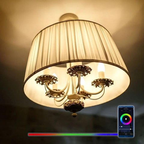 Żarówka LED SMART WiFi V-TAC 4.8W E14 Kulka P45 TUYA Alexa Google Home VT-5154 RGB+2700K-6400K 450lm Żarówka LED SMART WiFi V-TAC 4.8W E14 Kulka P45 TUYA Alexa Google Home VT-5154 RGB+2700K-6400K 450lm