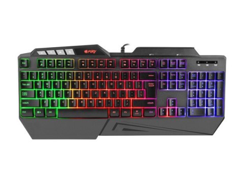 KLAWIATURA DLA GRACZY FURY SKYRAIDER US PODŚWIETLENIE GAMINGOWA (USZKODZONE OPAKOWANIE) KLAWIATURA DLA GRACZY FURY SKYRAIDER US PODŚWIETLENIE GAMINGOWA (USZKODZONE OPAKOWANIE)