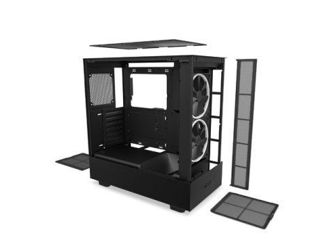 OBUDOWA NZXT H5 ELITE MIDI TOWER Z OKNEM CZARNA (USZKODZONE OPAKOWANIE) OBUDOWA NZXT H5 ELITE MIDI TOWER Z OKNEM CZARNA (USZKODZONE OPAKOWANIE)
