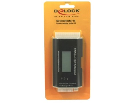 TESTER ZASILACZY KOMP. ATX (LCD) DELOCK (USZKODZONE OPAKOWANIE) TESTER ZASILACZY KOMP. ATX (LCD) DELOCK (USZKODZONE OPAKOWANIE)