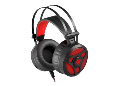 SŁUCHAWKI NAUSZNE GENESIS NEON 360 Z MIKROFONEM PODŚWIETLENIE CZARNO-CZERWONE (PO TESTACH) SŁUCHAWKI NAUSZNE GENESIS NEON 360 Z MIKROFONEM PODŚWIETLENIE CZARNO-CZERWONE (PO TESTACH)