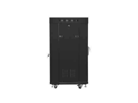 SZAFA INSTALACYJNA RACK STOJĄCA 19" 22U 600X600 CZARNA DRZWI PERFOROWANE LCD LANBERG (FLAT PACK) V2 SZAFA INSTALACYJNA RACK STOJĄCA 19" 22U 600X600 CZARNA DRZWI PERFOROWANE LCD LANBERG (FLAT PACK) V2