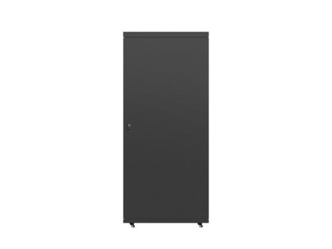 SZAFA INSTALACYJNA RACK STOJĄCA 19" 37U 800X1000 CZARNA DRZWI SZKLANE LCD LANBERG (FLAT PACK).