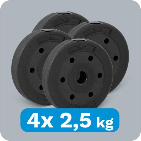 Obciążenie bitumiczne zestaw 4x2.5kg, otwór 31mm, REBEL ACTIVE