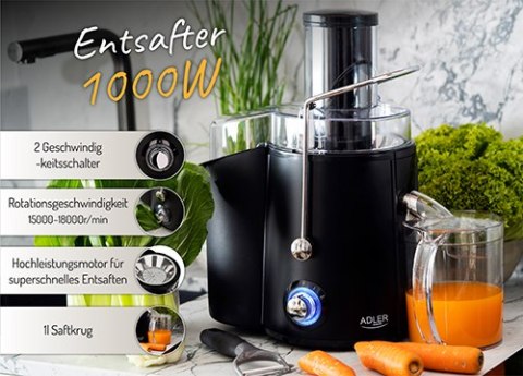 Adler Sokowirówka - 1000W Adler Sokowirówka - 1000W