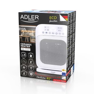 Adler Grzejnik ceramiczny LED z pilotem